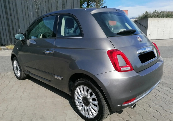 Fiat 500 cena 40900 przebieg: 36000, rok produkcji 2018 z Kuźnia Raciborska małe 191